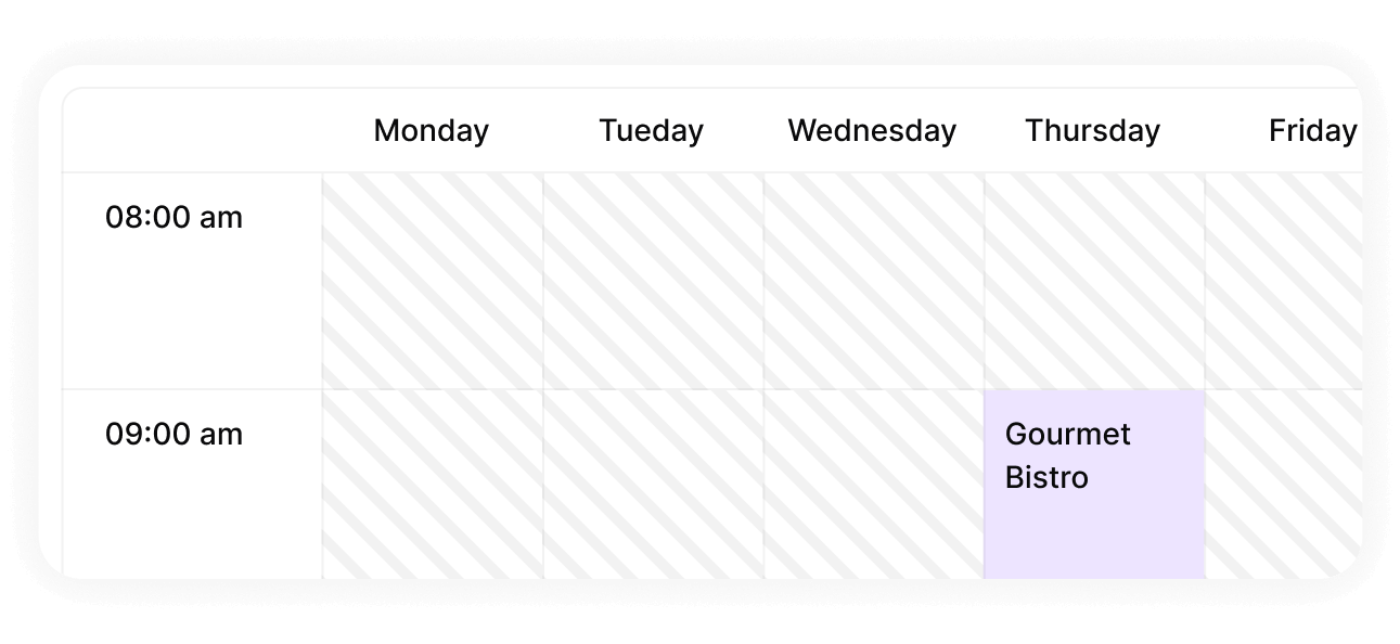 Manage Your Schedule.
